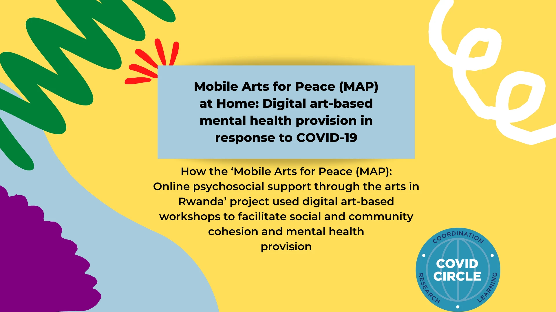 Mobile Arts for Peace (MAP) at Home: Digital art-based mental health provision in response to COVID-19